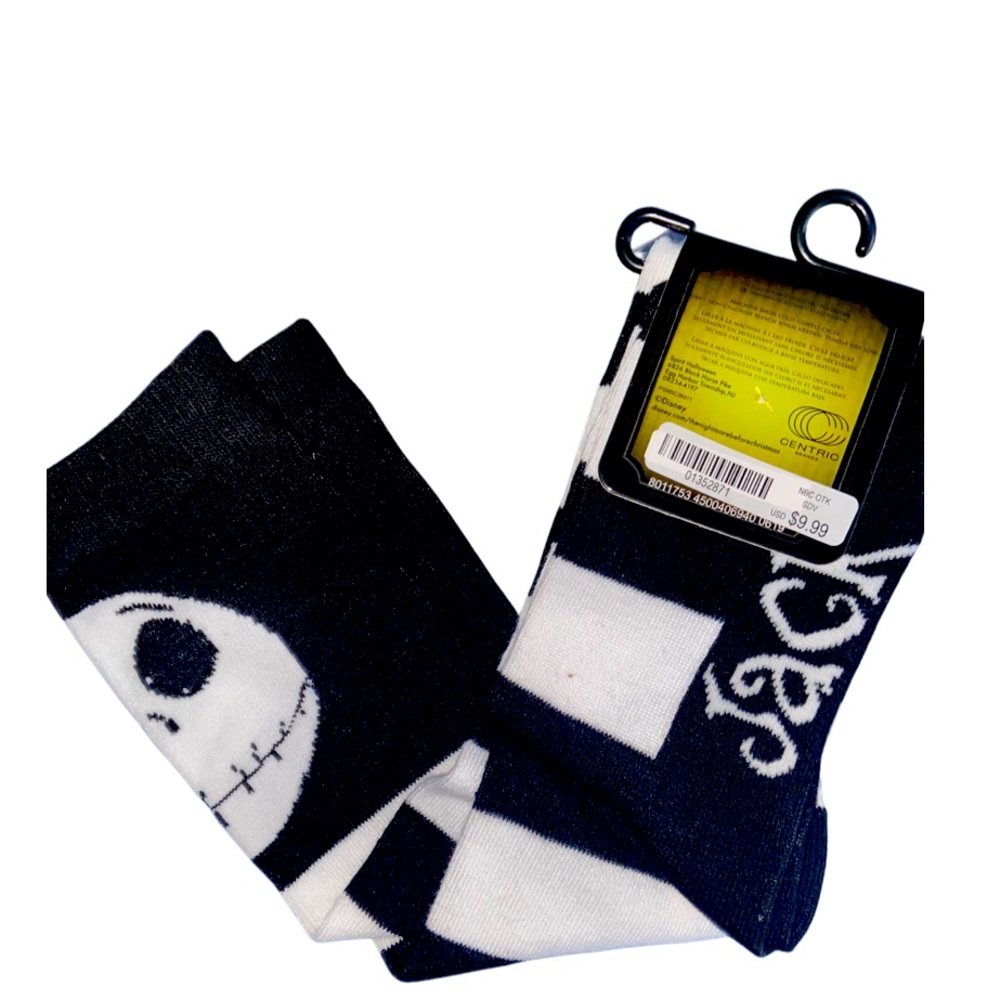 2 Pairs of Nightmare before Christmas Socks